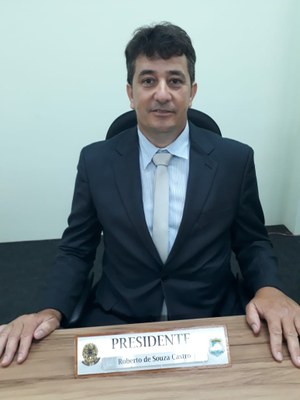 Presidente da Câmara Municipal de Guaraciaba - Biênio 2019 - 2020 - Roberto de Souza Castro.jpeg