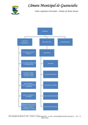 ORGANOGRAMA CÂMARA GUARACIABA